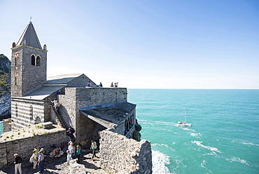 Church of St. Peter, Portovenere, province of La Spezia, Liguria, Italia