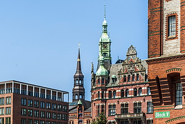 Speicherstadt warehouse district, Hamburg, Germany