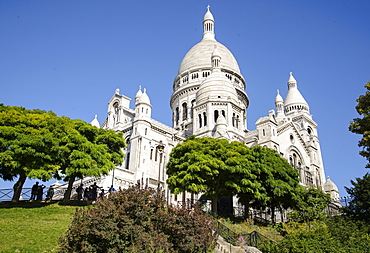 Basilica of the Sacre CÅ“ur at Montmartre, Paris, France, Europe