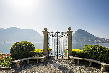 Parco Civico, Lugano, Lake Lugano, canton of Ticino, Switzerland