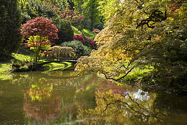 English style gardens of Villa Melzi, Bellagio, Lake Como, Lago di Como, Province of Como, Lombardy, Italy