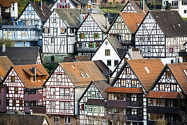 Timber frame houses, Schiltach, Black Forest, Baden-Wuerttemberg, Germany