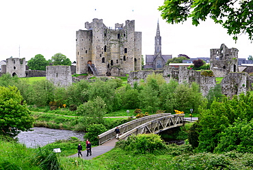 Trim castle, Trim in the Boyne valley, East coast, north of Dublin, County Meath, Ireland