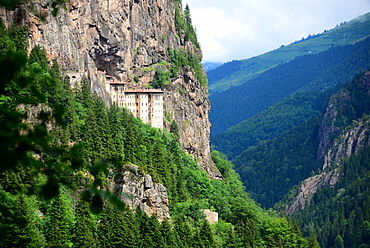 Sumela abbey near Trabzon, Black Sea, East Turkey, Turkey