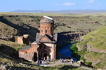 Gregory church of Tigran in the ruins of Ani near Kars, Kurds area, east Anatolia, East Turkey, Turkey