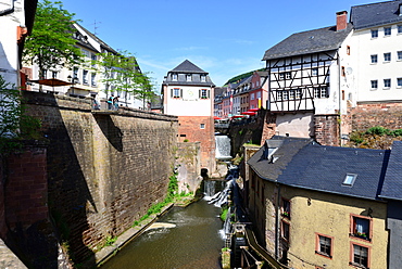 Saarburg on the river Saar, Rhineland-Palatinate, Germany