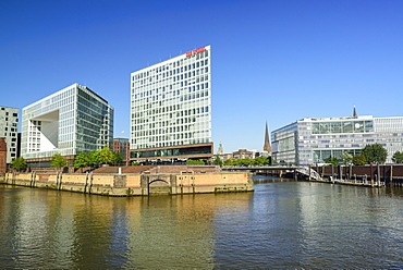 Building of Spiegel editorial office, Spiegelgebaeude, Hafencity, Hamburg, Germany