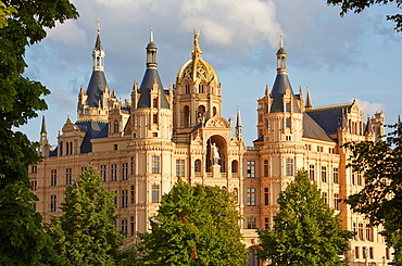 Schwerin castle, Schwerin, Mecklenburg Vorpommern, Germany