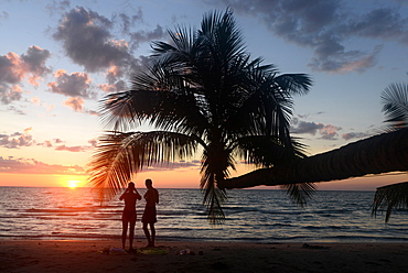 Sunset at Long Chao Beach, Island of Kut, Golf of Thailand, Thailand