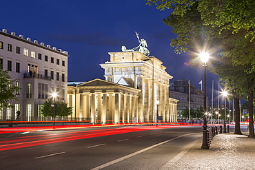 Brandenburg Gate at Twilight, Berlin, Germany