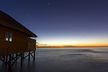 Water villa at Meeru Island Resort, Meerufenfushi, North-Male-Atoll, Maldives