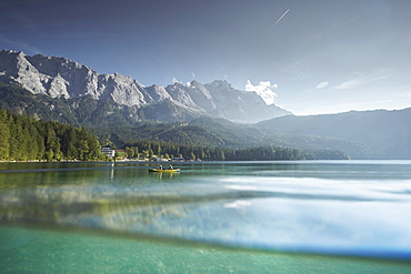 EIBSEE and Zugspitze, Grainau, Bavaria, Germany