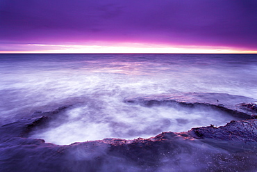 Sunset, Beach, Baltic Sea, Darss, National Park, Bodden, Germany