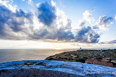 The old Tower of Cap Blanc ‘Torre vigia de Cap Blanc’, Mallorca, Balearic Islands, Spain