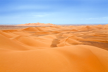 Sanddunes in the libyan desert, Sahara, Libya, North Africa