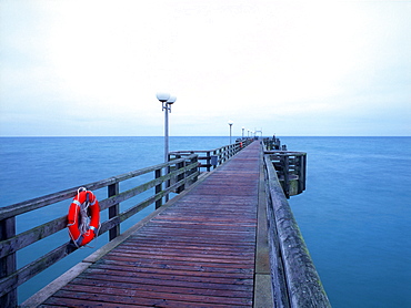 Jetty at Baltic sea, Dierhagen, Mecklenburg Vorpommern, Germany