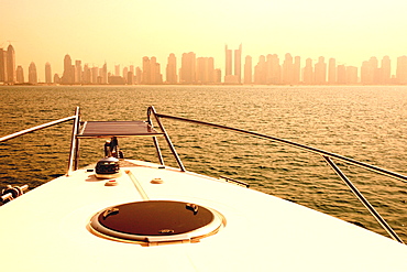 Skyline of the Jumeirah Beach Residence, Dubai, United Arab Emirates, UAE