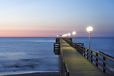 Pier, Kuehlungsborn, Mecklenburg-Western Pomerania, Germany