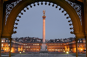 New Castle, Stuttgart, Baden-Wuerttemberg, Deutschland