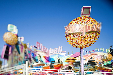 Fairground ride, Oktoberfest, Munich, Bavaria, Germany