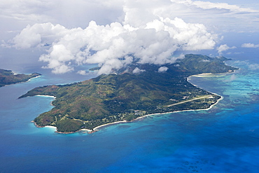 Aerial Photo of Praslin Island,Praslin Island, Seychelles