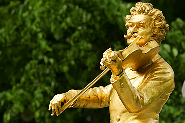 Johann Strauss memorial in Vienna Austria