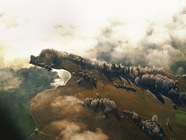 Aerial Photo of Kochelsee, Upper Bavaria, Germany