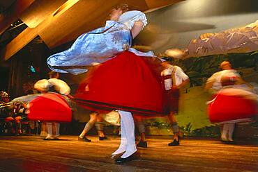 Traditional Bavarian folk dance, Bavaria, Germany