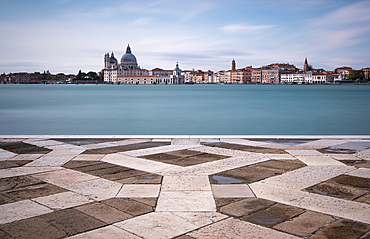 View of San Matia della Salute from San Gorgio Maggiore, Venice Lagoon, Veneto, Italy, Europe