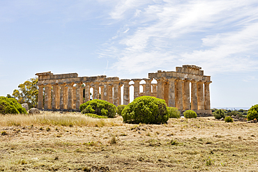 Temple E, Greek site, Selinunte, Sicily, Italy