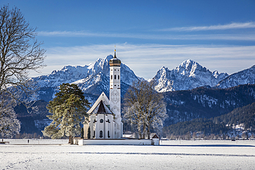 Pilgrimage Church of St. Coloman, Schwangau, Allgäu, Bavaria, Germany