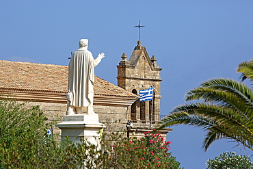 Byzantisnian Agios Nikolaos Church in Solomos Square, Zakynthos Town, Zakynthos Island, Ionian Islands, Greece