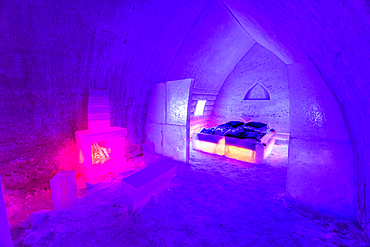 Hotel made of ice, Arctic Snow Hotel, Rovaniemi, Finland