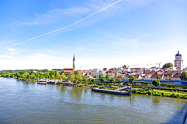 Vilshofen, Danube, City Tower, City Parish Church of John the Baptist