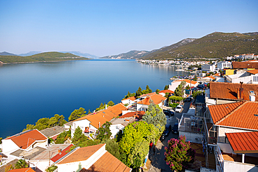 neume, cityscape, Pelješac Bridge