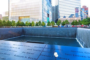 New York City, Manhattan, World Trade Center Site, National September 11 Memorial