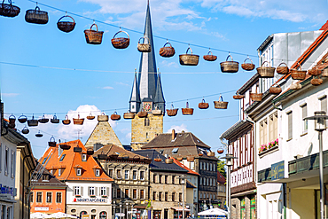 Lichtenfels, market square, parish church