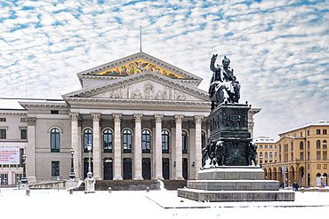 Munich, Max Joseph Square, National Theater, Monument to King Max I Joseph