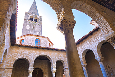 Porec, Euphrasian Basilica, Atrium, Bell Tower and Baptistery