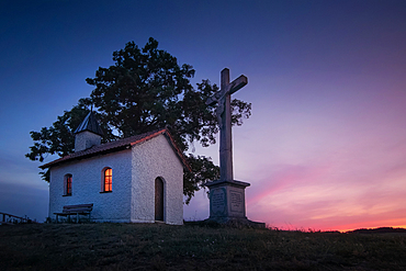 Chapel near Hofaschenbach, Rhoen, Hesse Germany