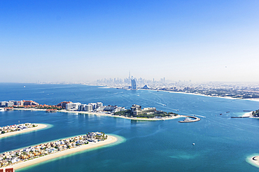 Views from the 50th floor of the Aura Skypool, Dubai, United Arab Emirates, Middle East