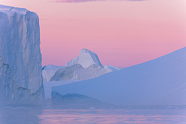 Iceberg in the Kangia Icefjord, UNESCO World Heritage Site, Disko Bay, West Greenland, Greenland