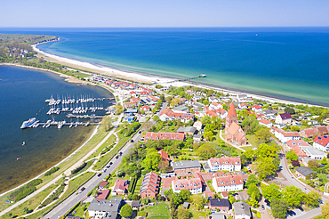 View of the Baltic Sea resort of Rerik, Mecklenburg-Western Pomerania, Germany