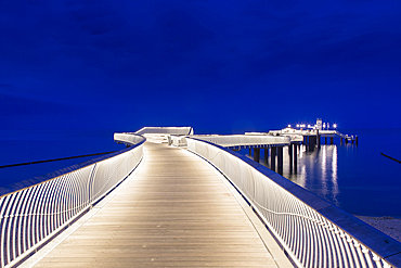 Koserow pier, Usedom island, Mecklenburg-Western Pomerania, Germany