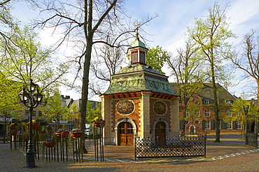 Gnadenkapelle Kevelaer, spring, Niederrhein, North Rhine-Westphalia, Germany, Europe