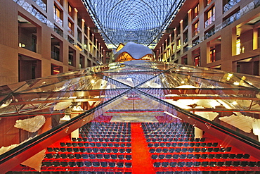 interior, DZ Bank, Frank O. Gehry, Pariser Platz 3, Berlin, Germany