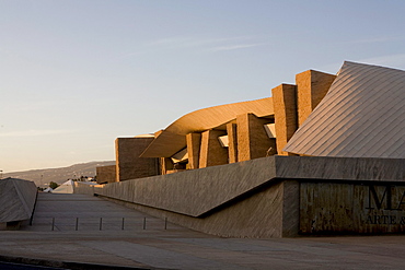 MagMa Arte y Congresos, congressional centre in the evening, Costa Adeje, Tenerife, Canary Islands, Spain, Europe