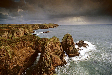 Bullers of Buchan, Highland, Grampian, Aberdeenshire, Scotland, Great Britain, Europe