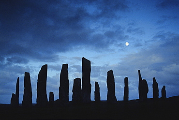 Standing Stones of Callanish, Isle of Lewis, Outer Hebrides, Western Isles, Scotland, Great Britain, Europe