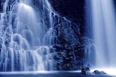 Waterfall at Glen Coe, Highlands, Scotland, Great Britain, Europe